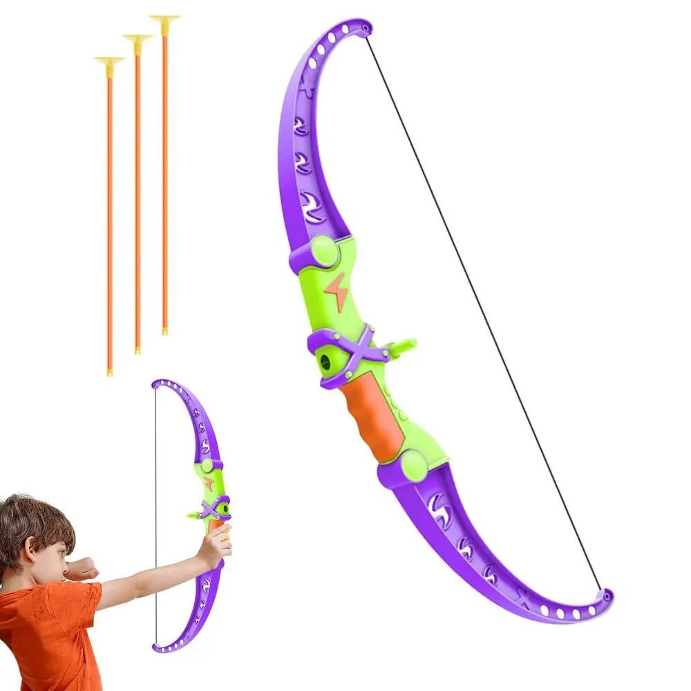 CGGUE Suction Cup 3D Radish Bow And Arrow Toy Sport 3D Printing Bow and