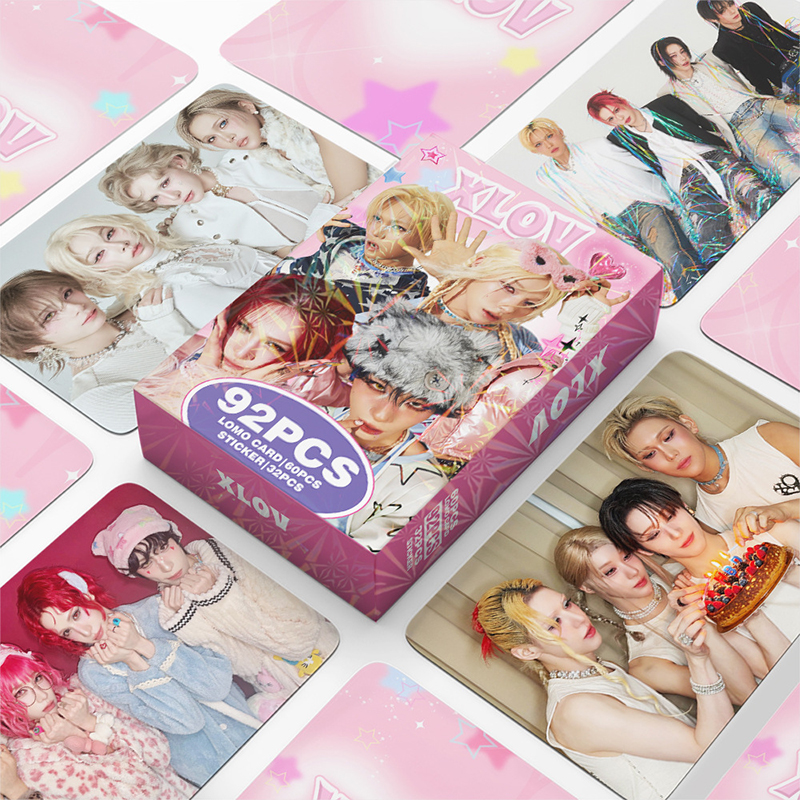 92pcs/box XLOV Photocards I God Album KPOP LOMO Card Sticker Collection Card