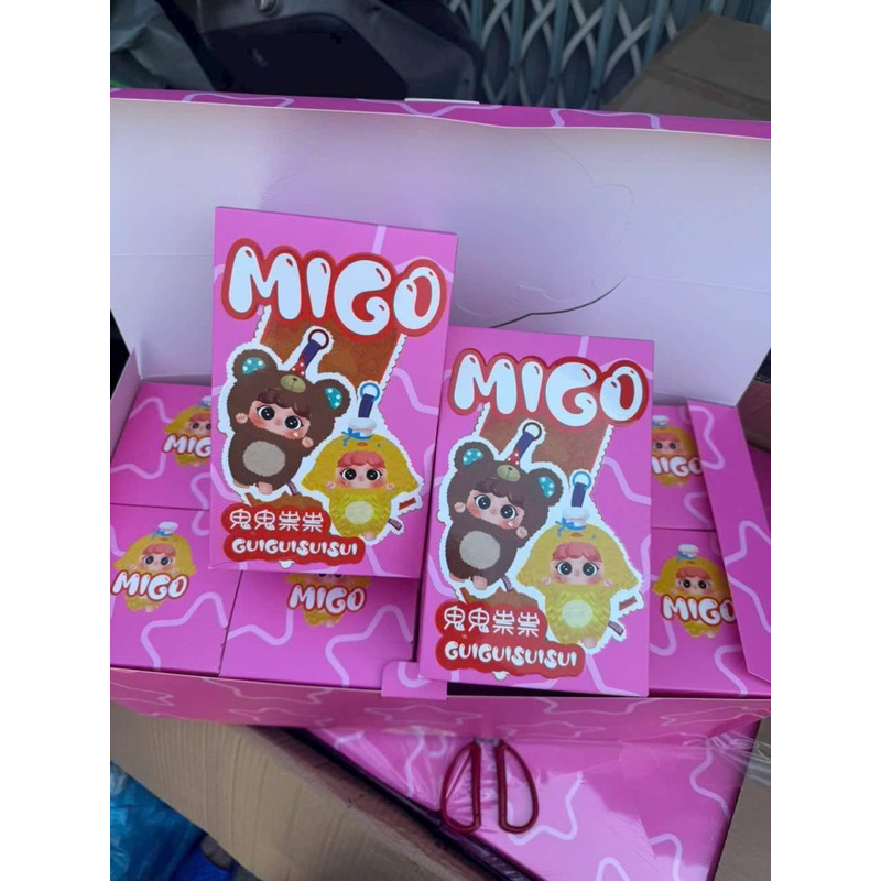 [CHÍNH HÃNG]Baby Three V3 Migo Hồng Full Body Hộp Mù Cao Cấp Quà Tặng Bé