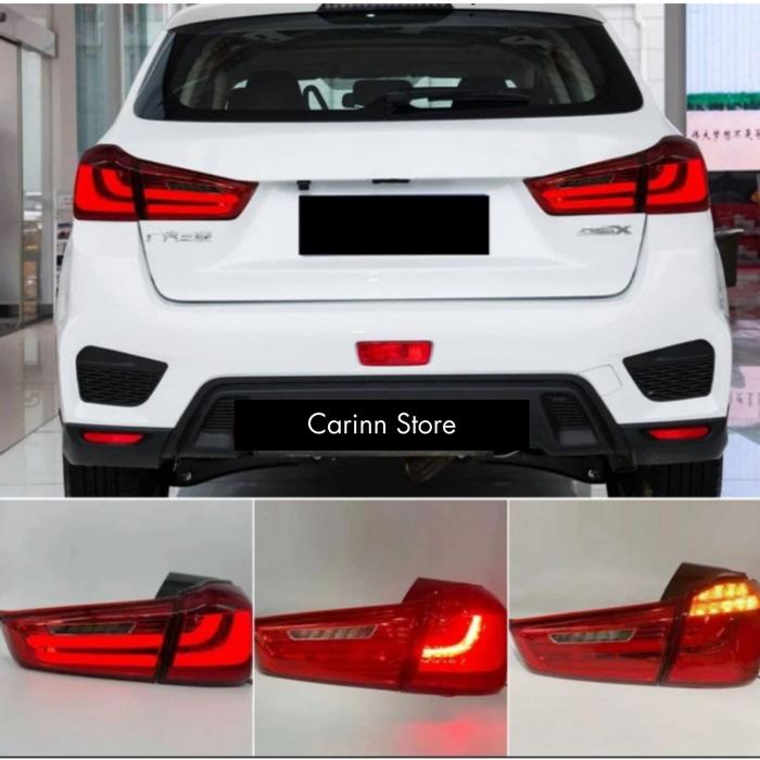 STOP LAMP LAMPU BELAKANG MITSUBISHI OUTLANDER V2 FULL LED BMW STYLE SMOKE 2012-2018-Kumma.id Giá 11,220,000 Đồng*Miễn phí vận chuyển