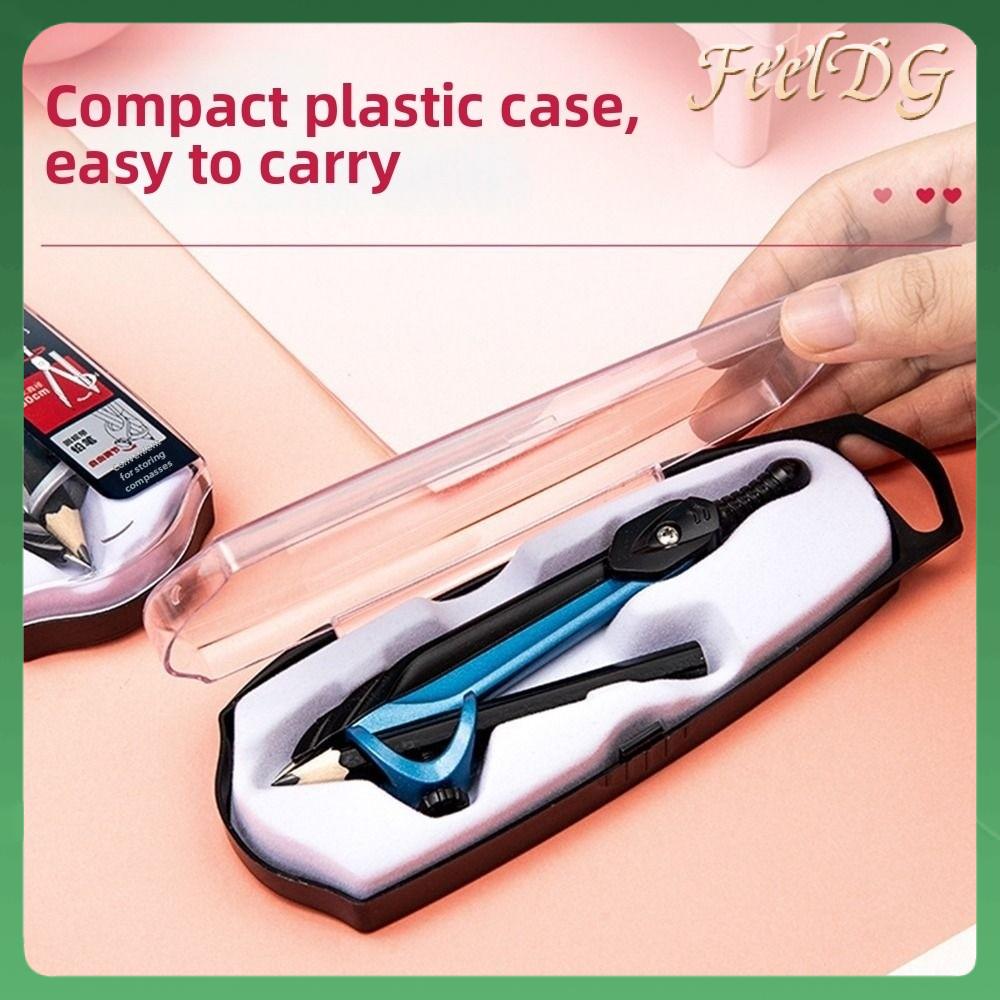 FEELDG Đường kính 1-30cm Máy đo da Thép không gỉ Có thể điều chỉnh La bàn sinh viên  Dụng cụ  loại La bàn vẽ Quà tặng