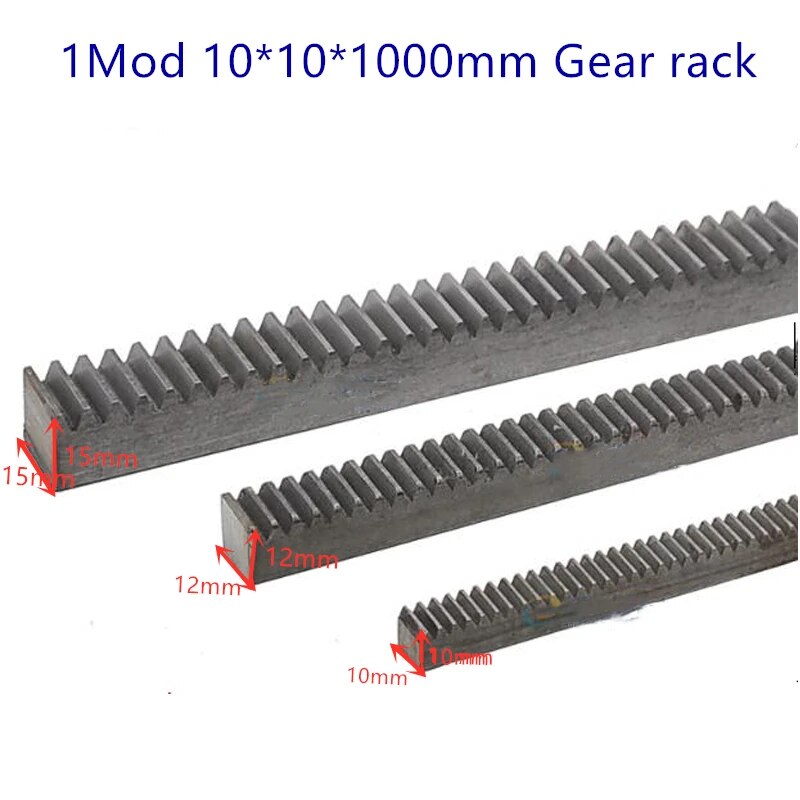 【Online】 Thân Thiện Với Môi 1mod 10x10x100 0Mm bánh răng trụ Giá Răng Phải Bánh Răng Giá Chính Xác CNC Giá (Răng Thẳng) Răng Giá