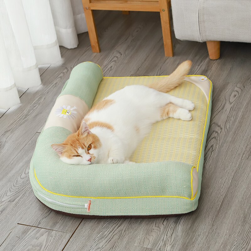 HOOPET VIP Link Dog Sofa Bed Pet Warm Nest Calming Bed Washable Soft Cat  Blanket Sleeping Mat Pet Supplies