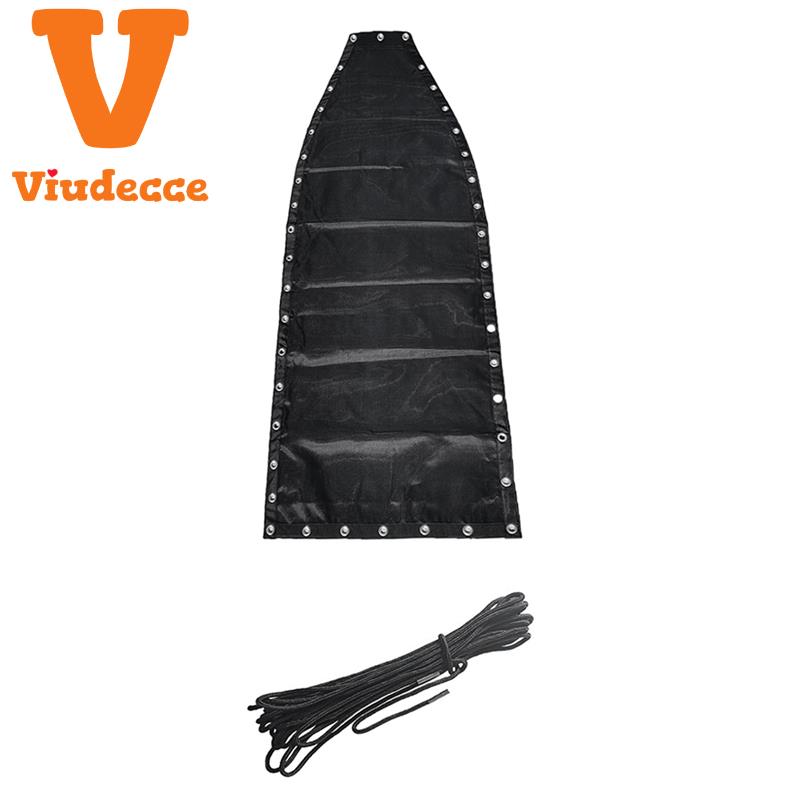Waterproof Replacement Mesh with Rope Chair Replacement Fabric for Patio Curved Hanging Lounge Chair Swinging Chair