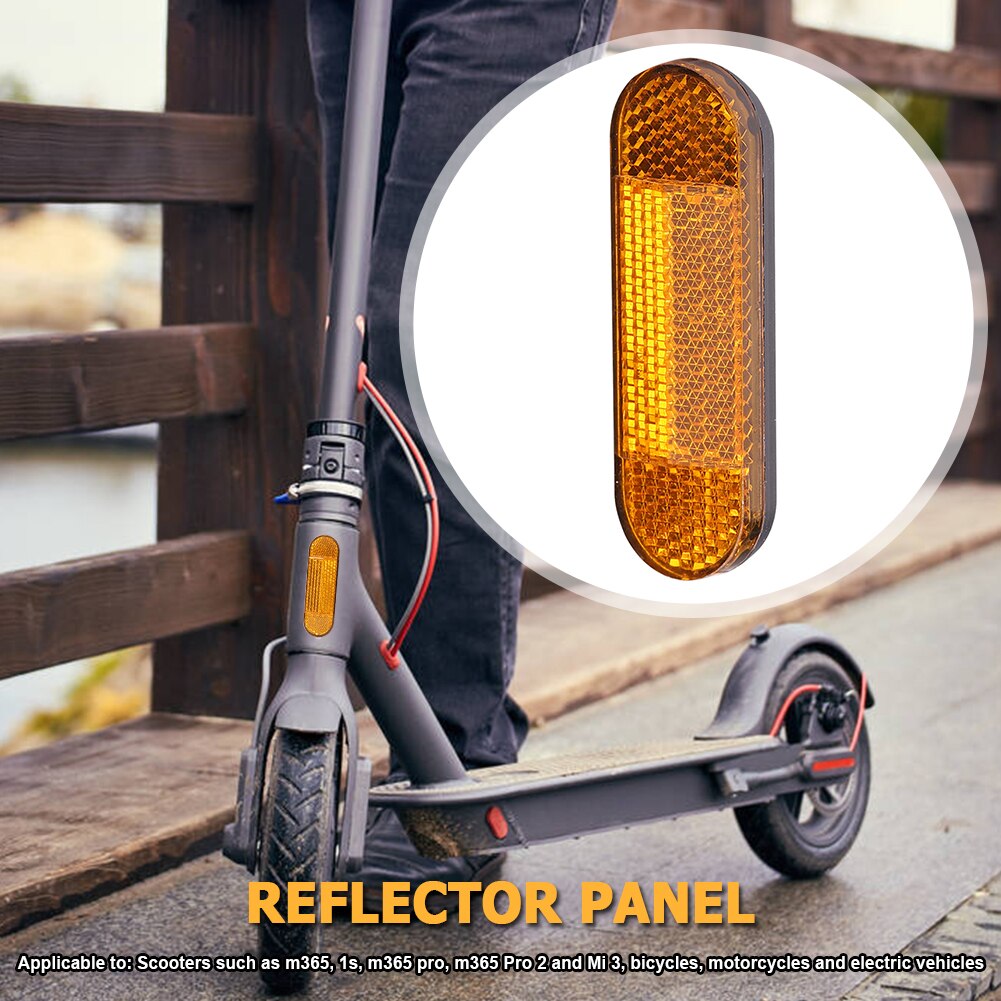 Wheel Cover Protect Shell For Electric Scooter Pro 2/1S/M365 Pro Front Rear Safety Reflective Tube Night Reflector Parts