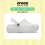 Giày Clog Nữ Crocs Baya Platform Clog - 208186-100