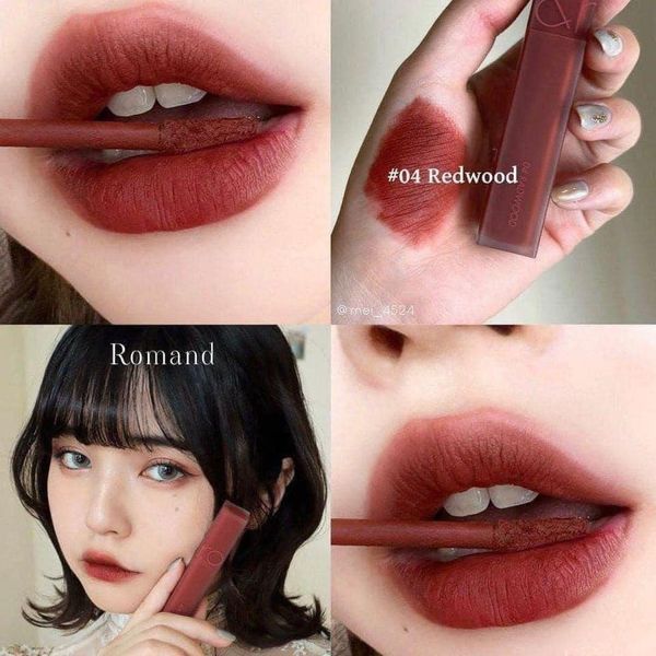 Son tint bóng Romand Bare Juicy Lasting Tint màu #22 #23 #24 #25