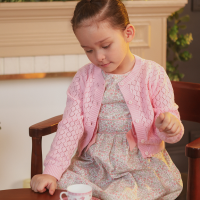 Periwinkle Girls Amie Pink Floral Dress