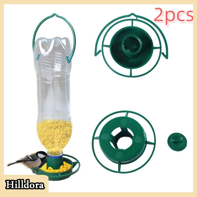 [Hilldora] 2 1PCS Outdoor Bird Feeder Automatic Hanging Plastic Feed Bowl For Parrot Pigeon Pet Indoor Bottle Mouth Docking Feeding Supplies - 3