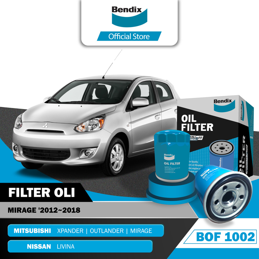 Bendix Oil Filter Car Oil Filter Mirage 2012-2018 - Bof1002 Harga 58,000 Ringgit*Penghantaran Percuma