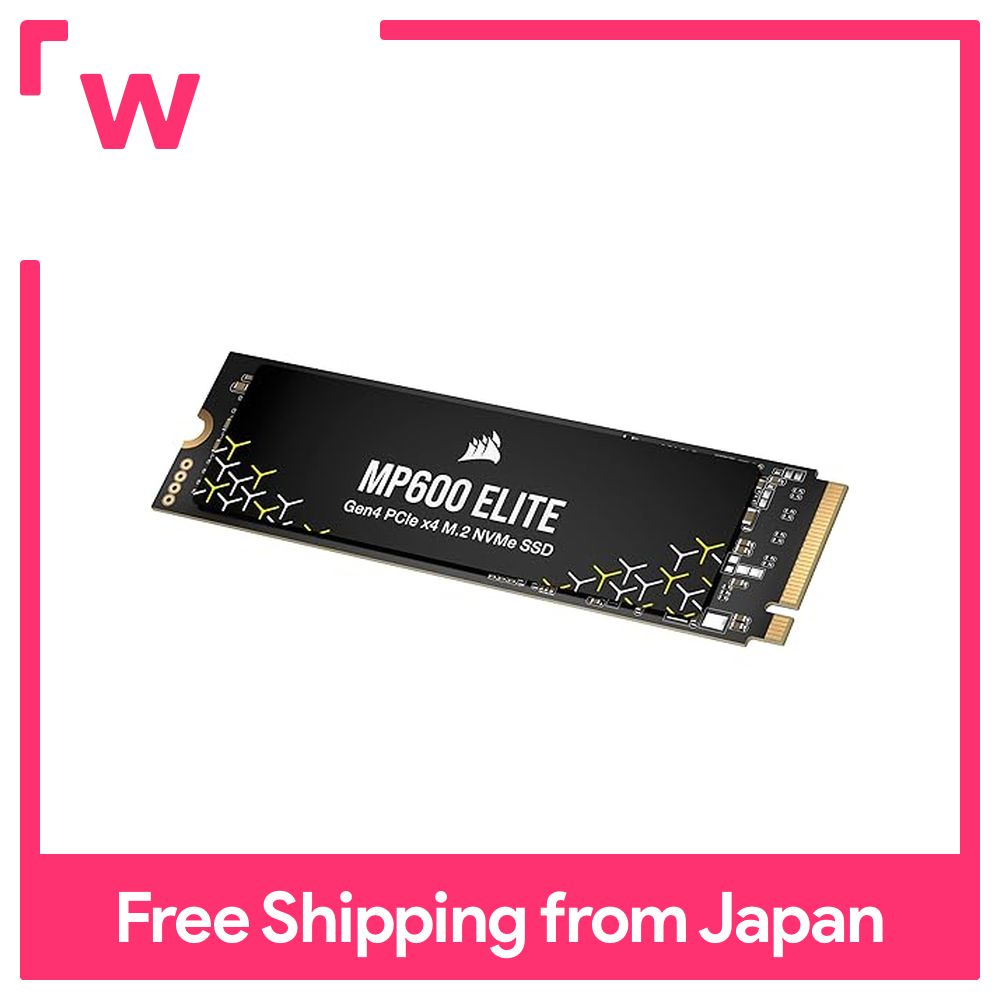 Corsair MP600 ELITE 1TB PCIe Gen4 x4 NVMe M.2 SSD High Density 3D TLC NAND - M.2 2280 without heat sink PC/Laptop Application CSSD-F1000GBMP600ENH ราคา 6,838 บาท*ส่งฟรี