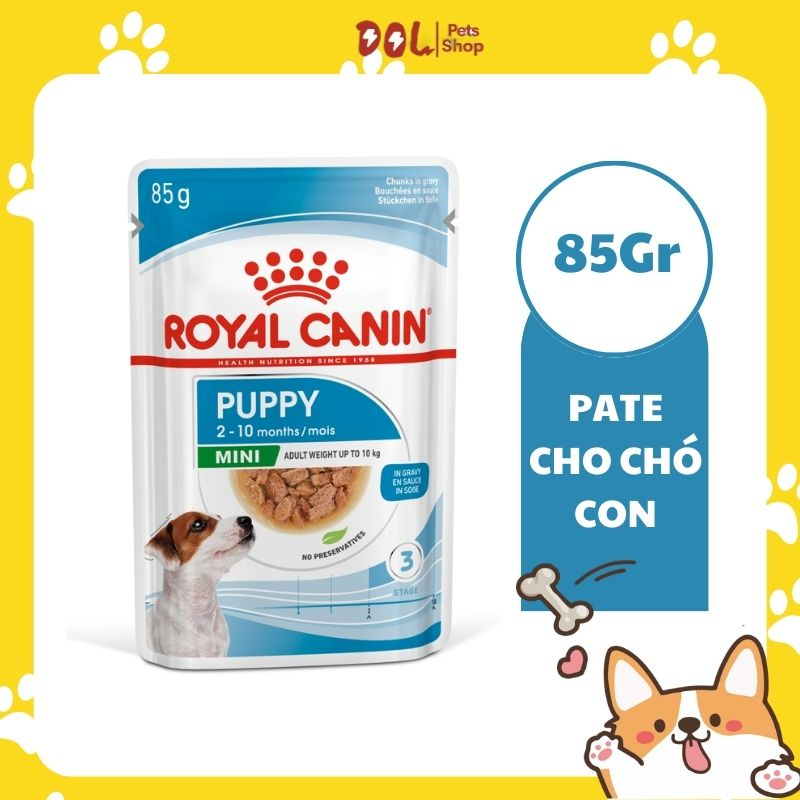 Pate cho chó con royal canin mini puppy 85gr - 1 gói
