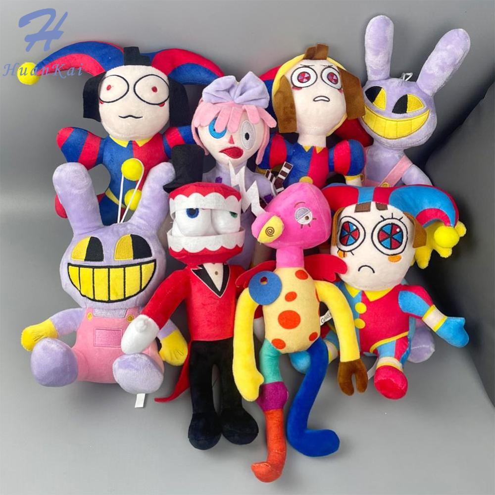 HK The Amazing Digital Circus Plush Toy Anime Cute Cartoon Clown Soft