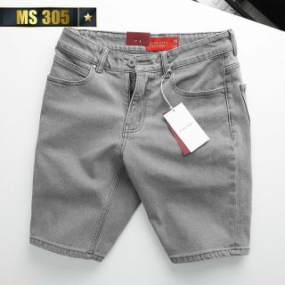 Quần jean lửng, quần short nam, màu xám, co giãn thoải mái, thiết kế dày dặn chuẩn form Hàn Quốc ARY HOUSE A101 thumbnail
