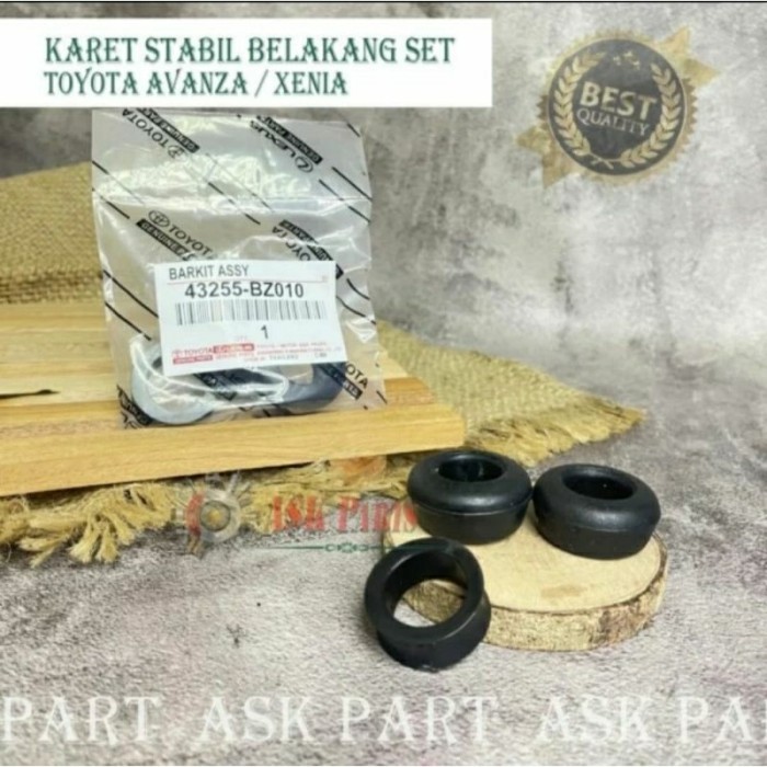 BARKIT ASSY KARET STABILIZER STABIL BELAKANG TOYOTA AVANZA XENIA RUSH TERIOS 3PC Harga 11,000 rupiah*Gratis Ongkir