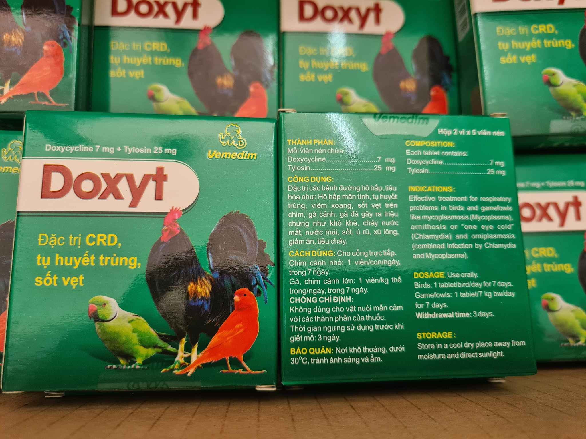 Thuốc viên Doxyt Tab Vemedim phòng hô hấp, tiêu hóa, khò khè