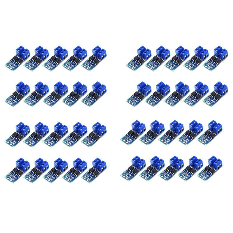 40PCS DC 5V-36V 15A(Max 30A) MOSFET MOS FET Trigger Switch Driver Module 0-20KHz PWM Regulator Control Panel