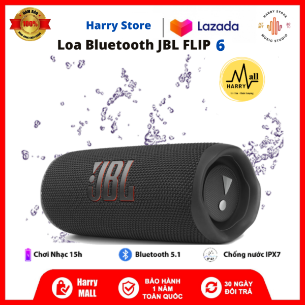 [HCM] Loa Không dây JBL FLIP 6  - Loa Bluetooth JBL Flip 6 2022 - Nước IP67 Loa Karaoke Công Suất Cực Lớn Loa Nghe Nhạc Công Nghệ PartyBoostTreble Rời Thời Gian Sử Dụng 12h - Loa dùng cho Máy Tính, LapTop, Vi Tính.