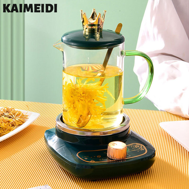 KAIMEIDI nồi dưỡng sinh đa chức năng văn phòng chia trà nồi hơi hầm trà thơm cao Boron cốc thủy tinh Ấm đun nước Heng nhiệt độ