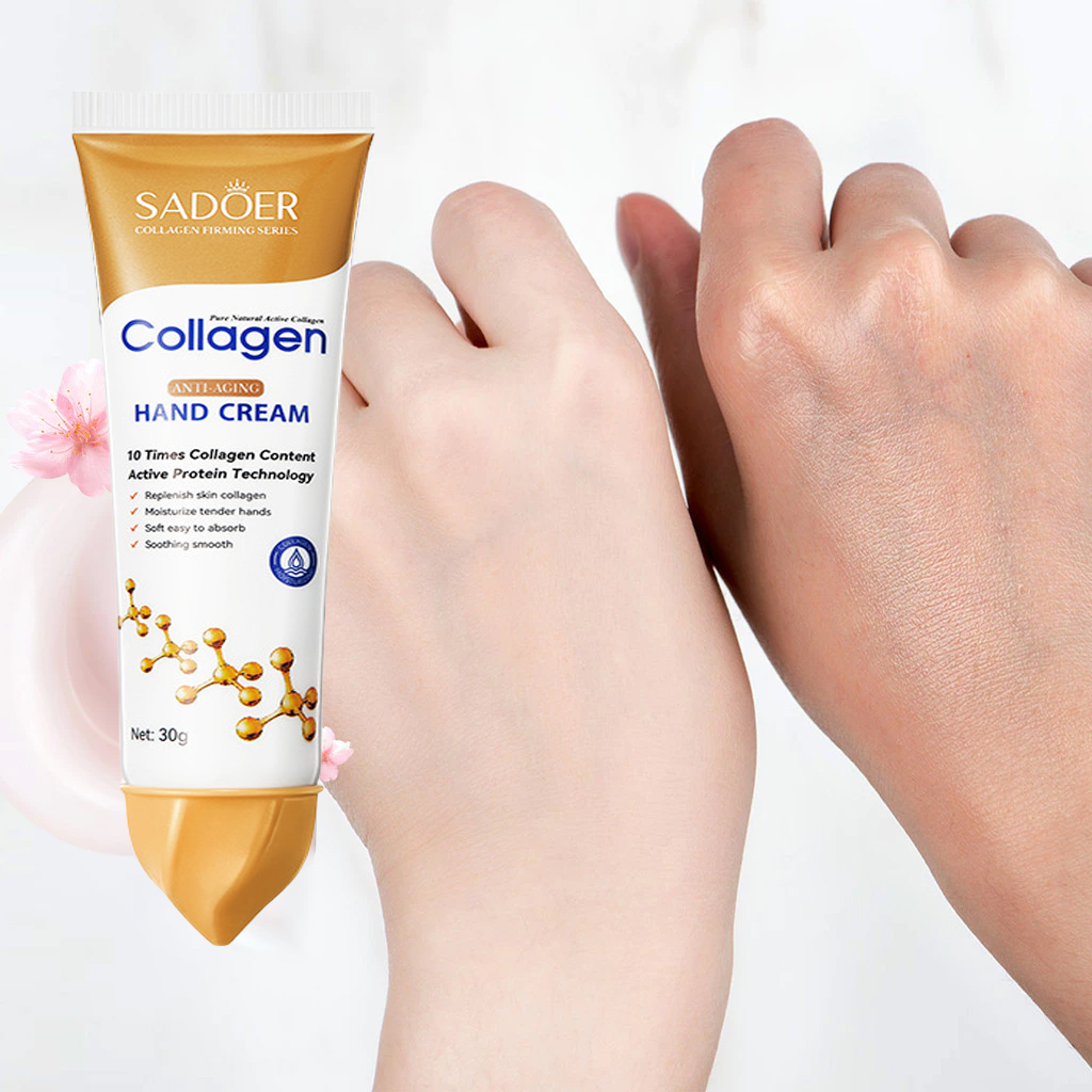 Kem dưỡng da tay Collagen dưỡng ẩm dưỡng trắng da chống Lão Hóa 30g