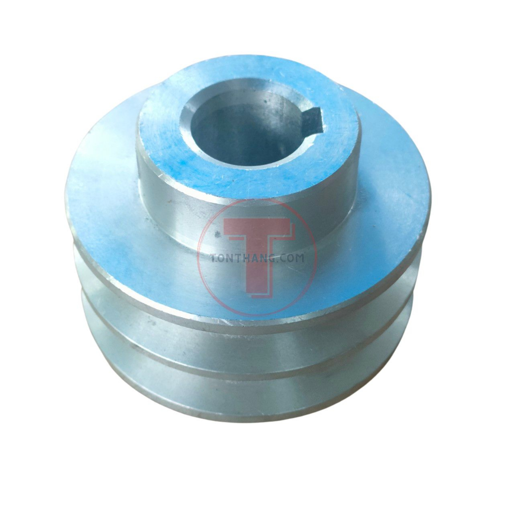 Buly Puly nhôm 2 rãnh A 6cm 8cm 60mm 80mm