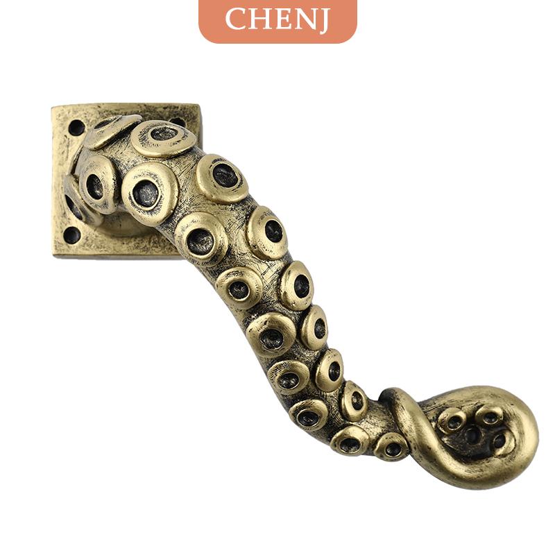 [COD] CHENJ ลูกบิดประตูสไตล์ปลาหมึกวินเทจตะขอกลางแจ้งเฟอร์นิเจอร์ลิ้นชักบาร์ดึงฮาร์ดแวร์ดึงแบบโบราณ ราคา 227 บาท*ส่งฟรี