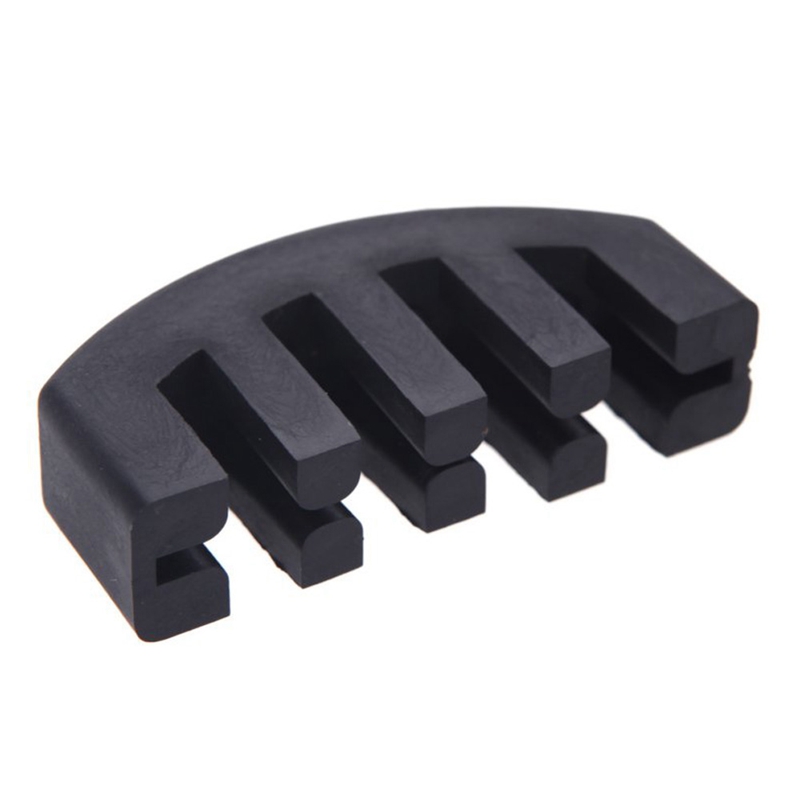 Rubber Mute 4/4 Violin Fiddle slight Practice Black