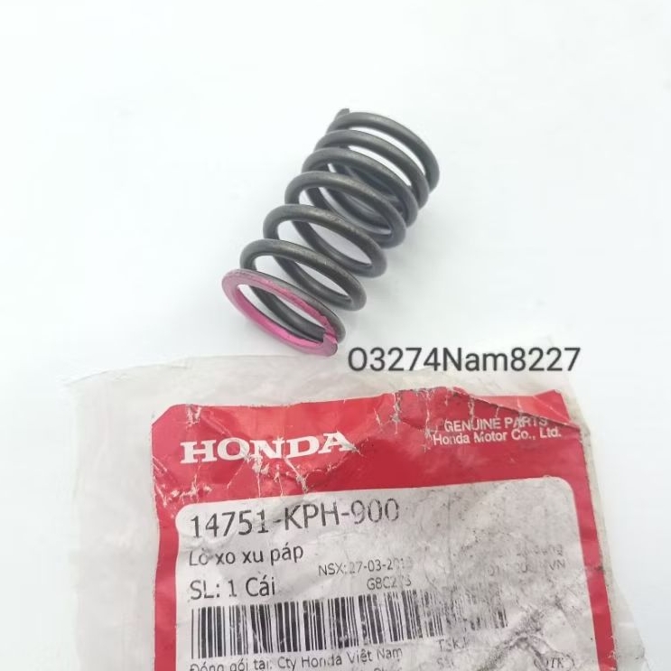 Lò xo xupap đầu quylat xe FUTURE 2, NEO, X 125 zin Honda