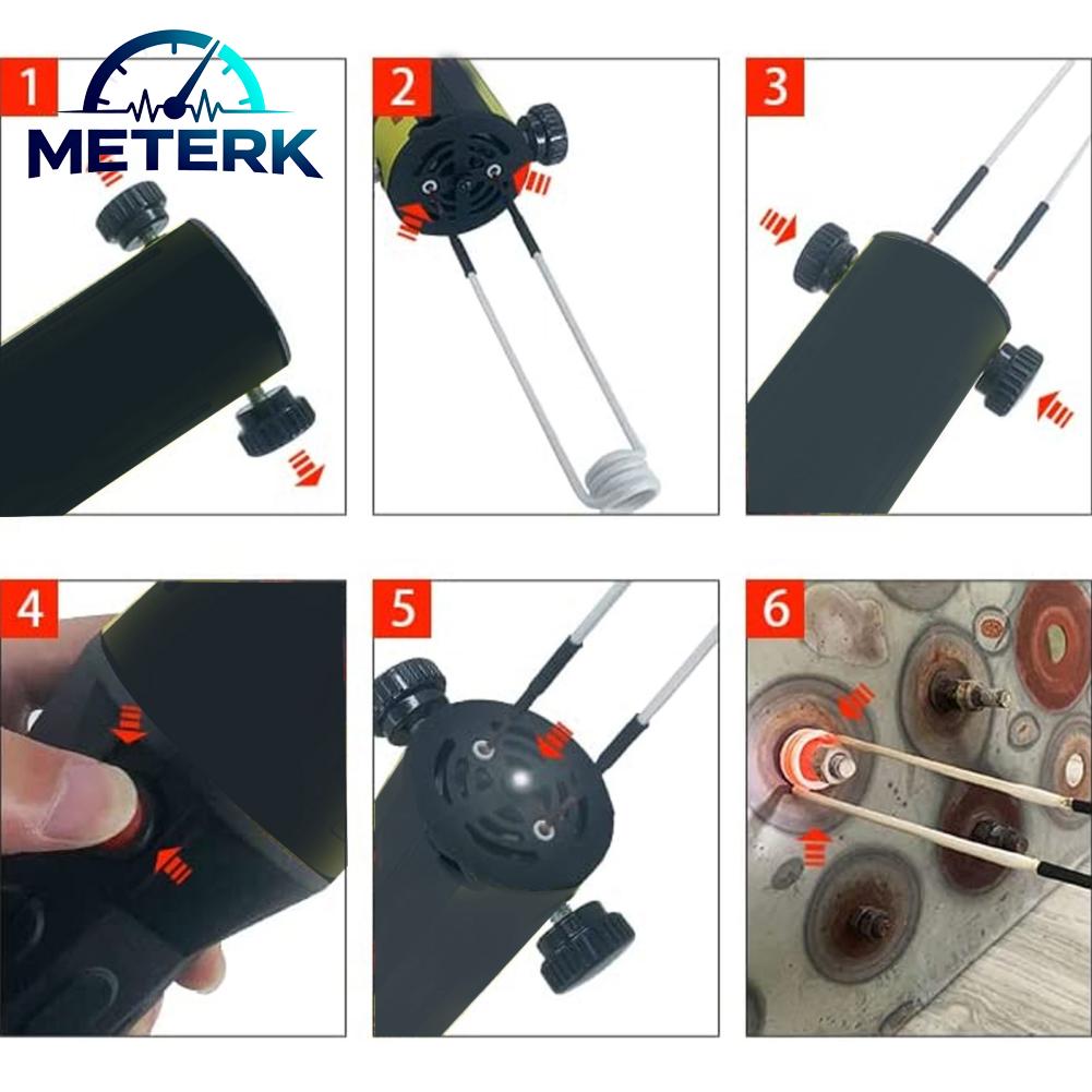 Meterk Magnetic Induction Heater Tool Flameless Induction Heater Overheating Protection for Small Metal Parts ราคา 12,012 บาท*ส่งฟรี