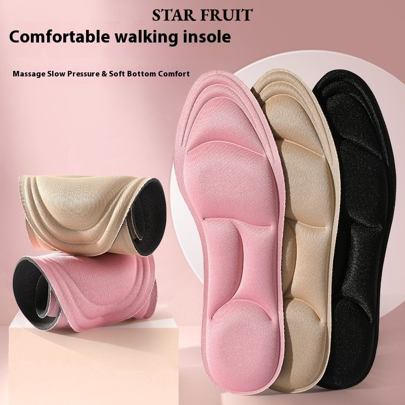 STAR FRUIT 5D Sports Insole Feels like Walking on Shit for a Long Time and Does Not Make Your Feet Tired ราคา 11 บาท*ส่งฟรี