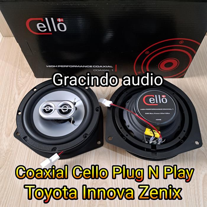 SPEAKER COAXIAL 3WAY CELLO PLUG N PLAY PINTU TOYOTA INNOVA ZENIX - Store Herith 01 Harga 720,000 rupiah*Gratis Ongkir