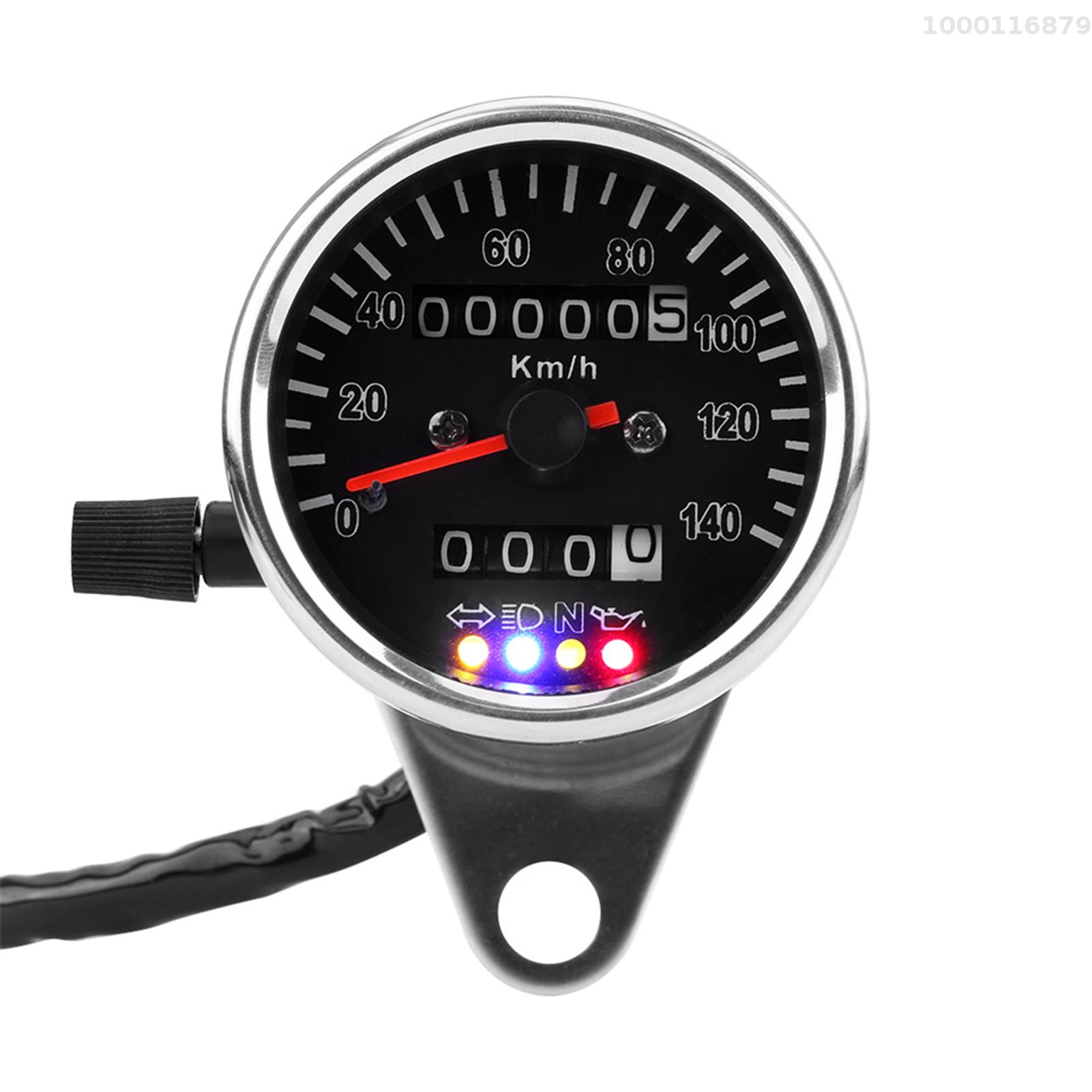 Đồng hồ xe máy classic - báo km độ cafe racer tracker cg125 su gn125 cd 67 win
