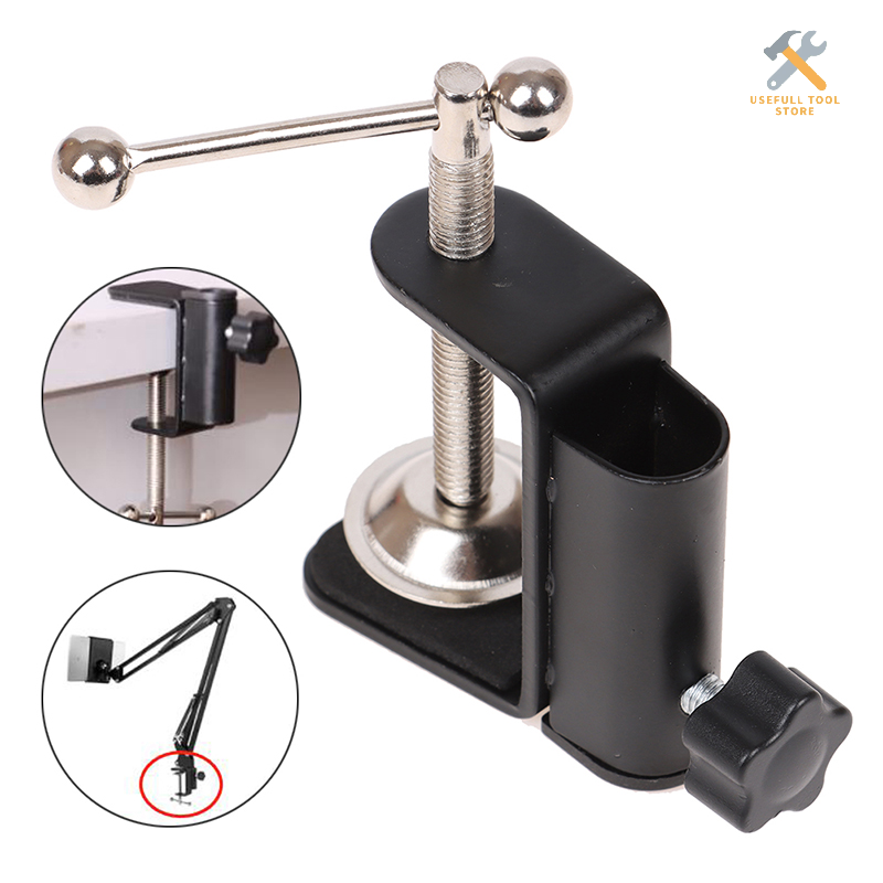 Usefull tool store giá đỡ hẫng giá đỡ kẹp phụ kiện kẹp đèn bàn ống đế cho giá đỡ mic