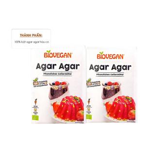 Bột rau câu hữu cơ Agar-Agar Biovegan 30g