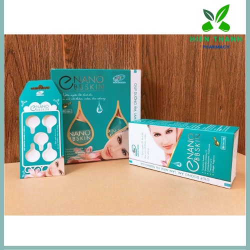 Hộp 6 vỉ x 5 viên serum vitamin e bôi dưỡng da cao cấp, giúp da mặt sáng mịn - làm mờ vết thâm, ƞám