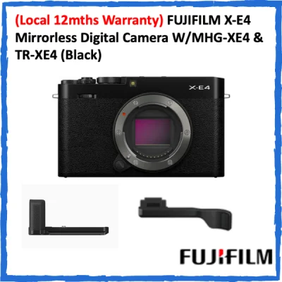 (Local 12mths Warranty) FUJIFILM X-E4 XE4 Mirrorless Digital Camera W/MHG-XE4 & TR-XE4 + Freegifts