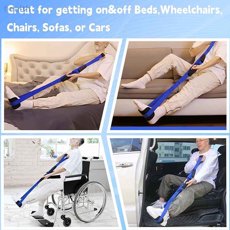 【Expert Recommended】 Health Care Leg Lifting Belt Elder Disabled Accessories Nylon Stretching Band F