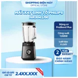 Máy Xay Sinh Tố Philips HR3041/00 công nghệ Problend Push series 5000, làm sạch tự động