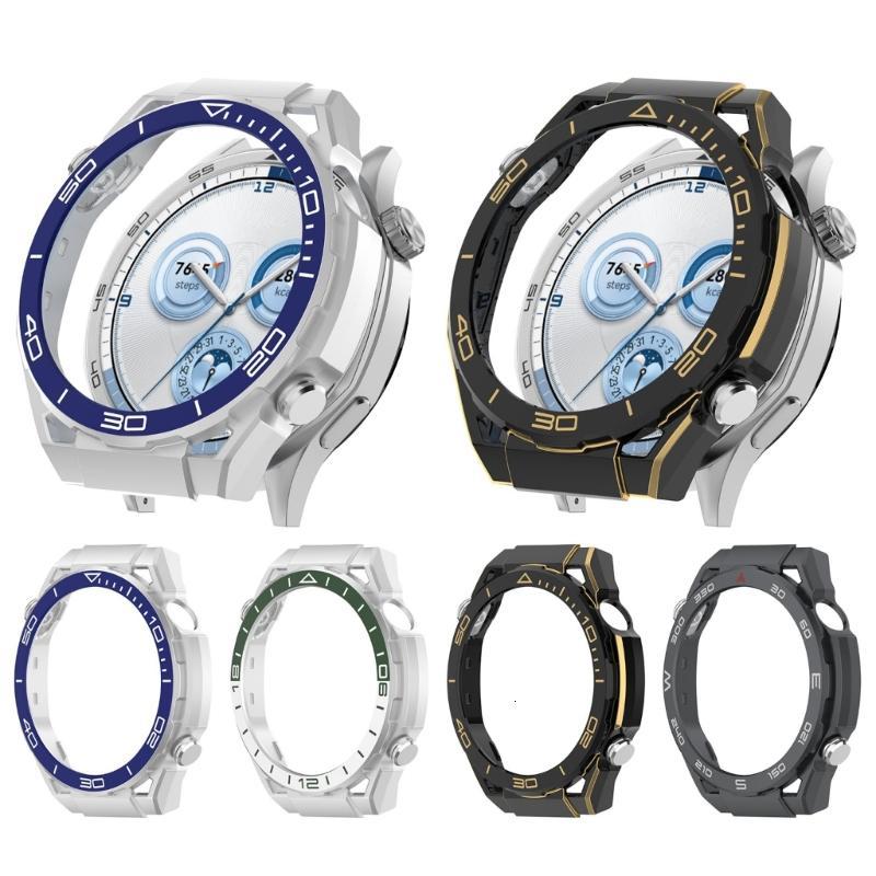 Khung giảm xóc trường hợp nhà ở Smartwatch bìa cho đồng hồ GT5 46mm scratchproof linh hoạt trường hợp bọc chống sốc vỏ