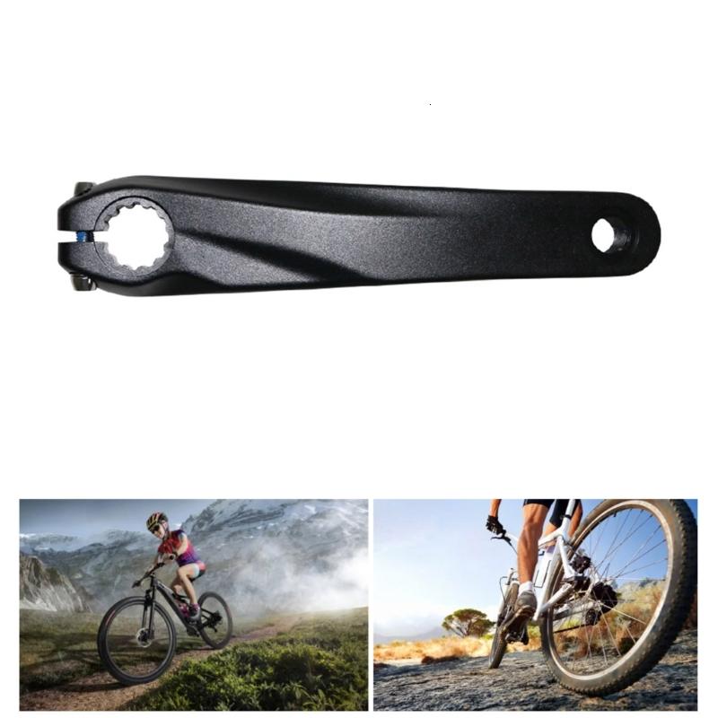 Nhôm trọng lượng nhẹ xe đạp trái crankset 12t cấu trúc rỗng để tăng cường hiệu suất đi xe đạp và cài đặt dễ dàng