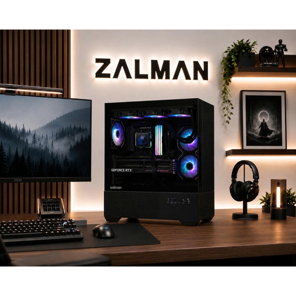 CASE Zalman CHRONIX V2 - ATX Mid Tower - 3 FAN ARGB