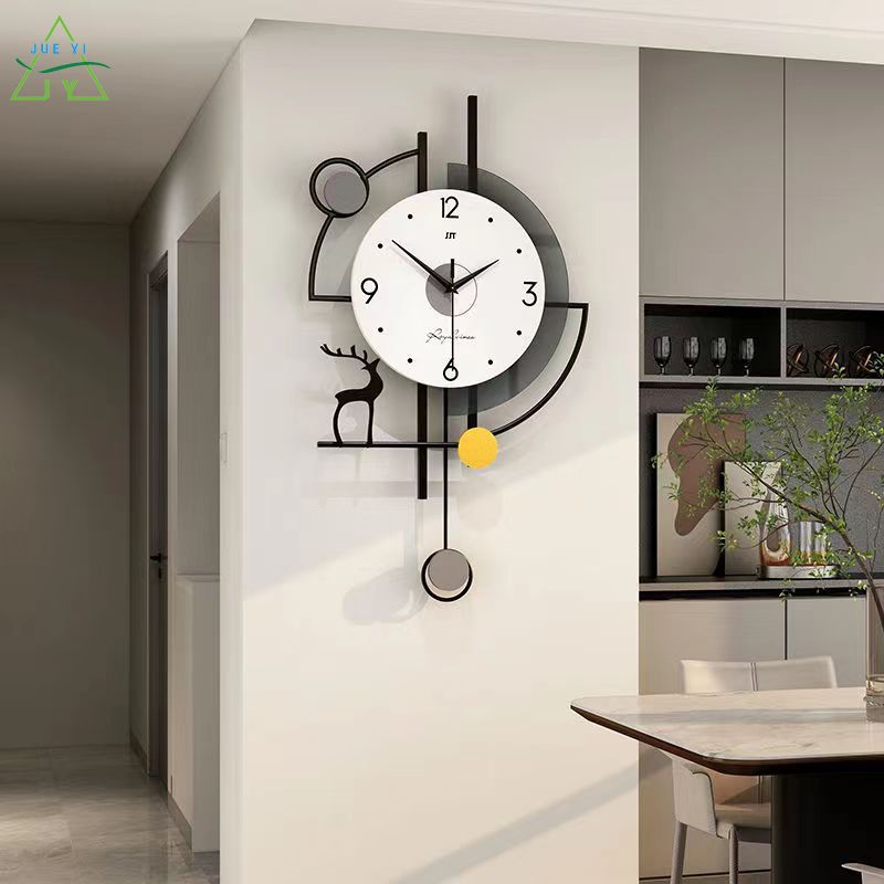 KS Clock living room modern simple home decoration clock wall hanging