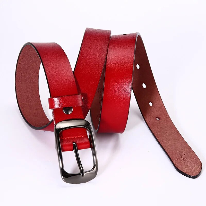 Phụ Nữ Của nhãn hiệu thời trang Dây Đeo Chính Hãng Thắt lưng nữ Kim cài đầu hợp kim Khóa Cổ Điển Thắt Lưng Cho Womens Jeanswide 2.8Cm