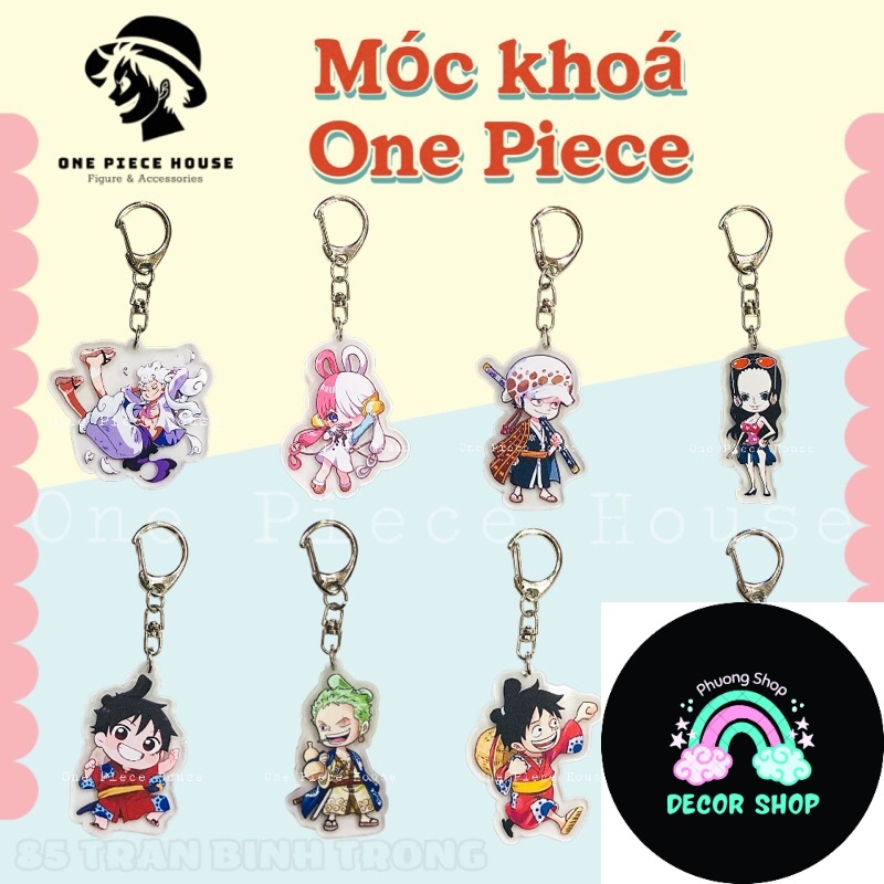 Móc Khoá Mica One Piece (K36-K81)