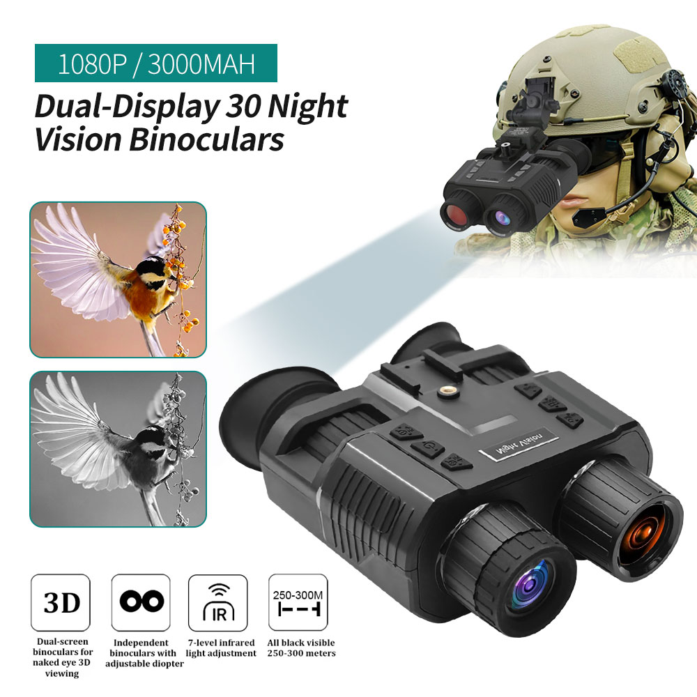 【IN Stock】NV8000 3D Night Vision Goggles Binocular Binoculars Night Vision Hunting Googles for Helmet ราคา 6,974 บาท*ส่งฟรี