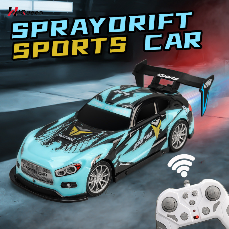 RC Drift Car Remote Control Toy With Light Music Spray 2.4G Wireless Remote Control Gifts For Boys Kids ราคา 414 บาท*ส่งฟรี
