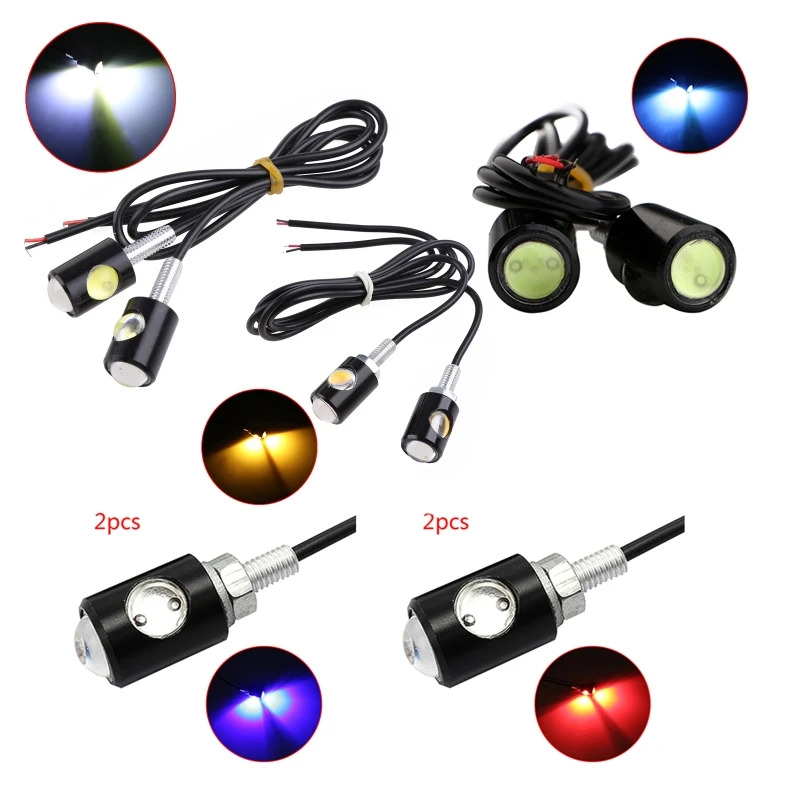 1 cặp phổ quát Xe Máy Led lần lượt tín hiệu EAGLE EYE Shape lần lượt chỉ số cho Kawasaki cho Honda