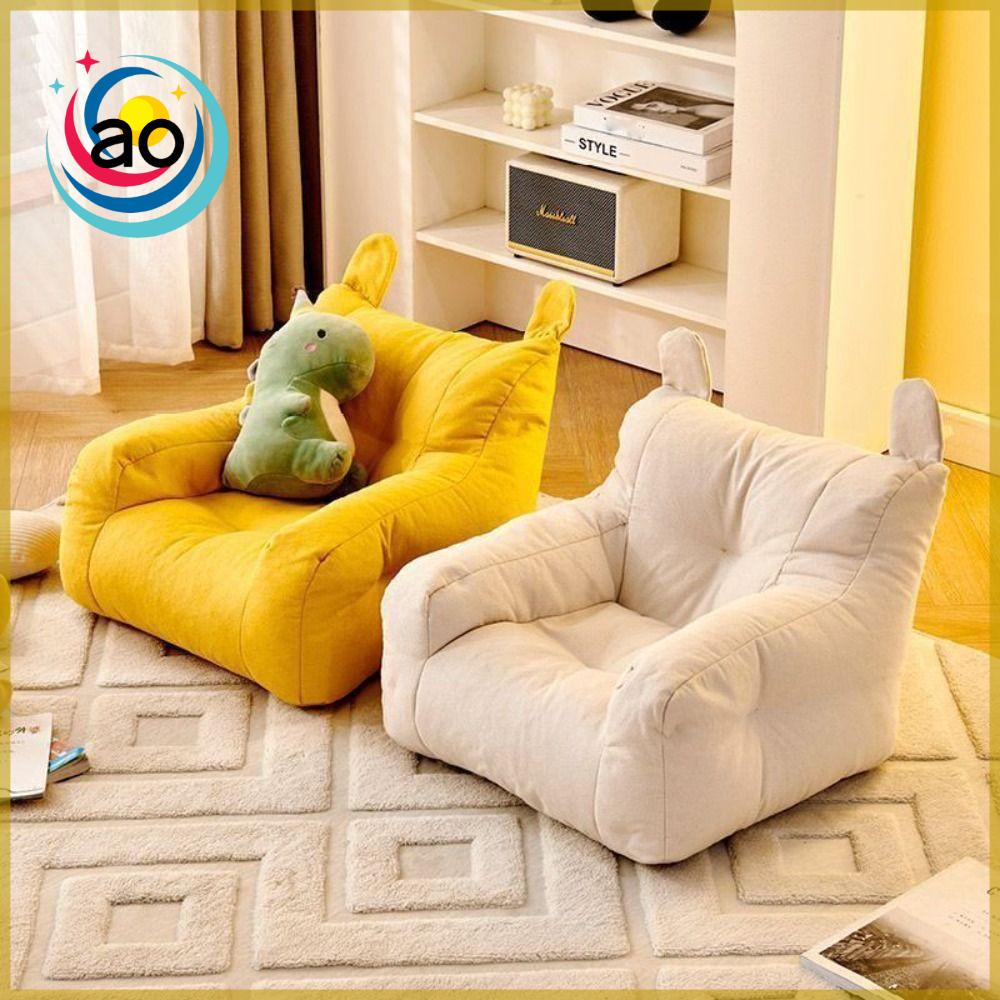 BHEM8 Thoải mái Ghế Sofa Nhỏ với túi lưu trữ Mềm mại Ghế sofa cotton có thể giặt được Dễ thương cho trẻ em Tiện dụng Ghế Sofa Lười Phòng Khách Dành cho bé trai và bé gái