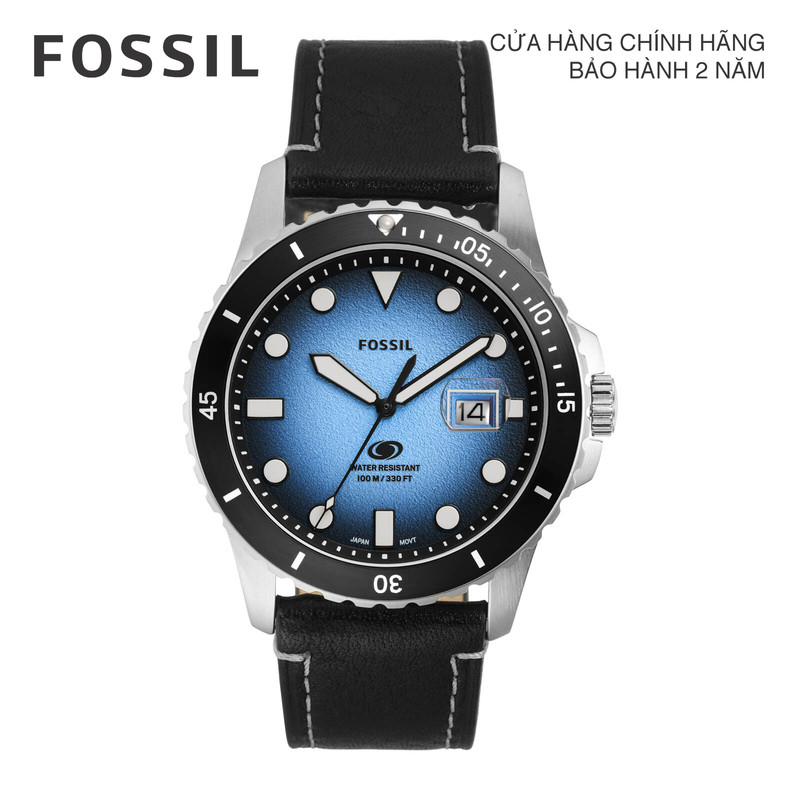 Đồng hồ nam Fossil FOSSIL BLUE FS5960 dây da - màu đen