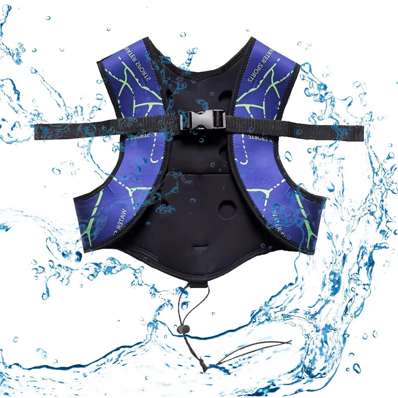 【2023 NEW】 Adults Diving Weight Vest Neoprene Underwater Fishing Floating Vest Adjustable Dive Weigh